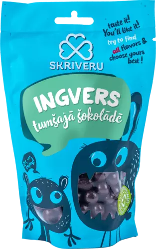 Ingvers tumšajā šokolādē 140g