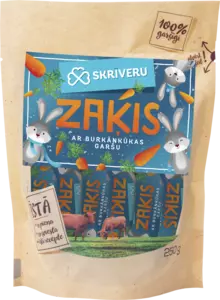 Piena konfekte “Skrīveru Zaķis” ar burkānkūkas garšu 250g