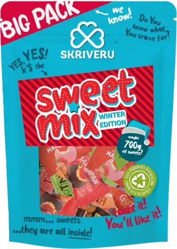Ziemassvētku saldumu lielpaka 700g