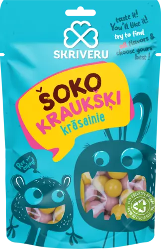 Krāsainās šokolādes dražejas