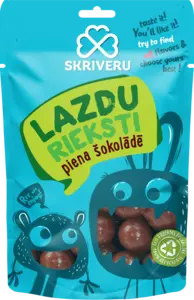 Grauzdēti lazdu rieksti piena šokolādē 120g