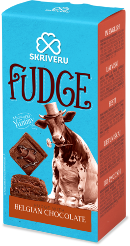 Mīkstā karamele FUDGE ar šokolādi 120g