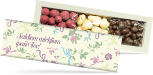 Trīs dražeju kaste, 360g