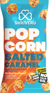Karamelizēts popkorns ar sāļo karameli 80g