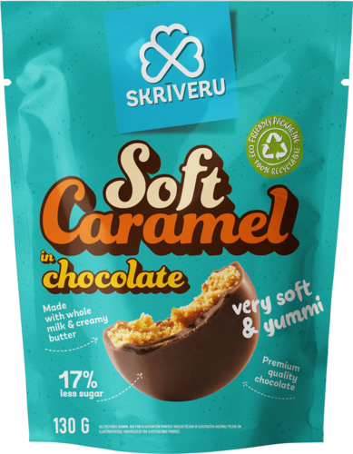 Mīkstā karamele piena šokolādē 130g