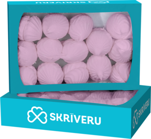 Zefīrs ar zemeņu garšu, 800g