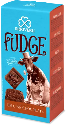 Mīkstā karamele FUDGE ar šokolādi 120g