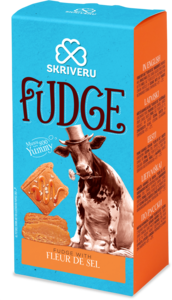 Mīkstā karamele FUDGE ar sāli  "Fleur de sel" 120g