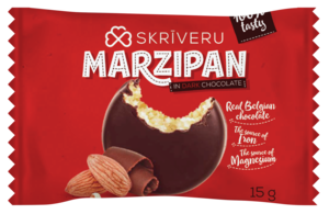 Marcipāns tumšajā šokolādē