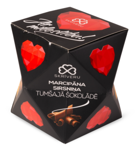 Марципан в темном шоколаде