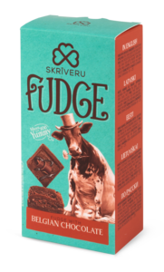 Fudge with chocolate