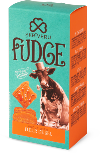 Mīkstā karamele FUDGE ar sāli "Fleur de sel"