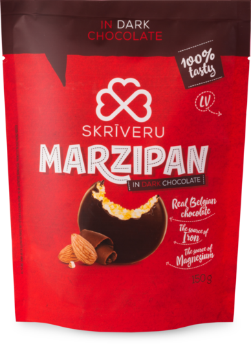 Marcipāns tumšajā šokolādē