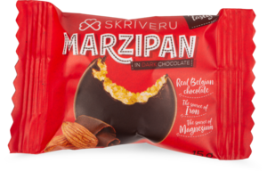 Марципан в темном шоколаде