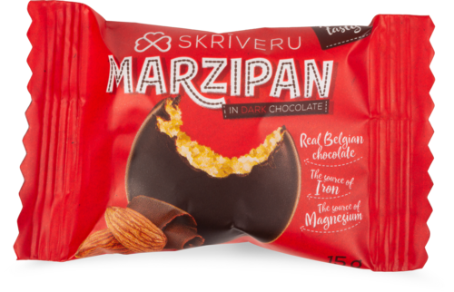 Marcipāns tumšajā šokolādē