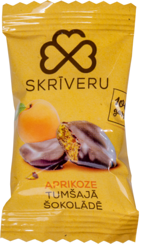 Aprikozes tumšajā šokolādē