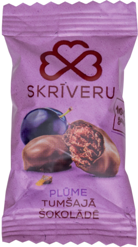 Plūmes tumšajā šokolādē