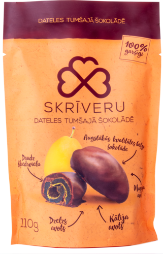Dateles tumšajā šokolādē 110g