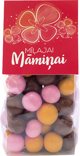 Krāsainās šokolādes dražejas "ŠOKOKRAUKŠĶI" Mīļajai Māmiņai