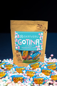 Skrīveru gotiņa Halloween ar marshmallow