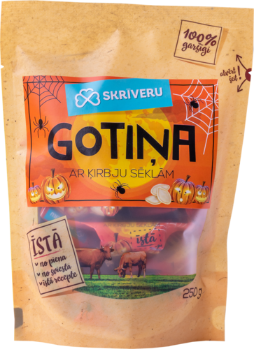 Skrīveru gotiņa ar ķirbju sēklām 250g