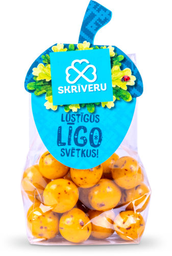 Lazdu rieksti šokolādē ar sieru un ķimenēm 100g