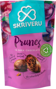 Plūmes tumšajā šokolādē 110g