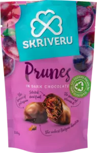 Plūmes tumšajā šokolādē 110g