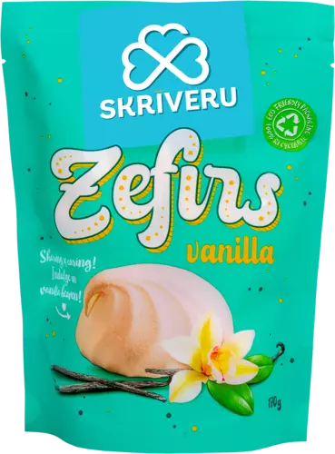 Skrīveru zefīrs ar vaniļas garšu 170g
