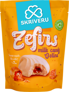 Skrīveru zefīrs ar konfektes 