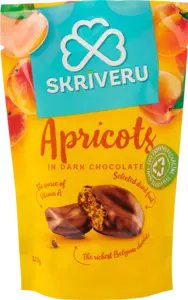 Aprikozes tumšajā šokolādē 110g