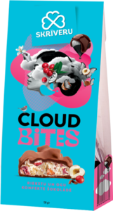 ,,Cloud bites,, riekstu un ogu konfekte šokolādē 130g